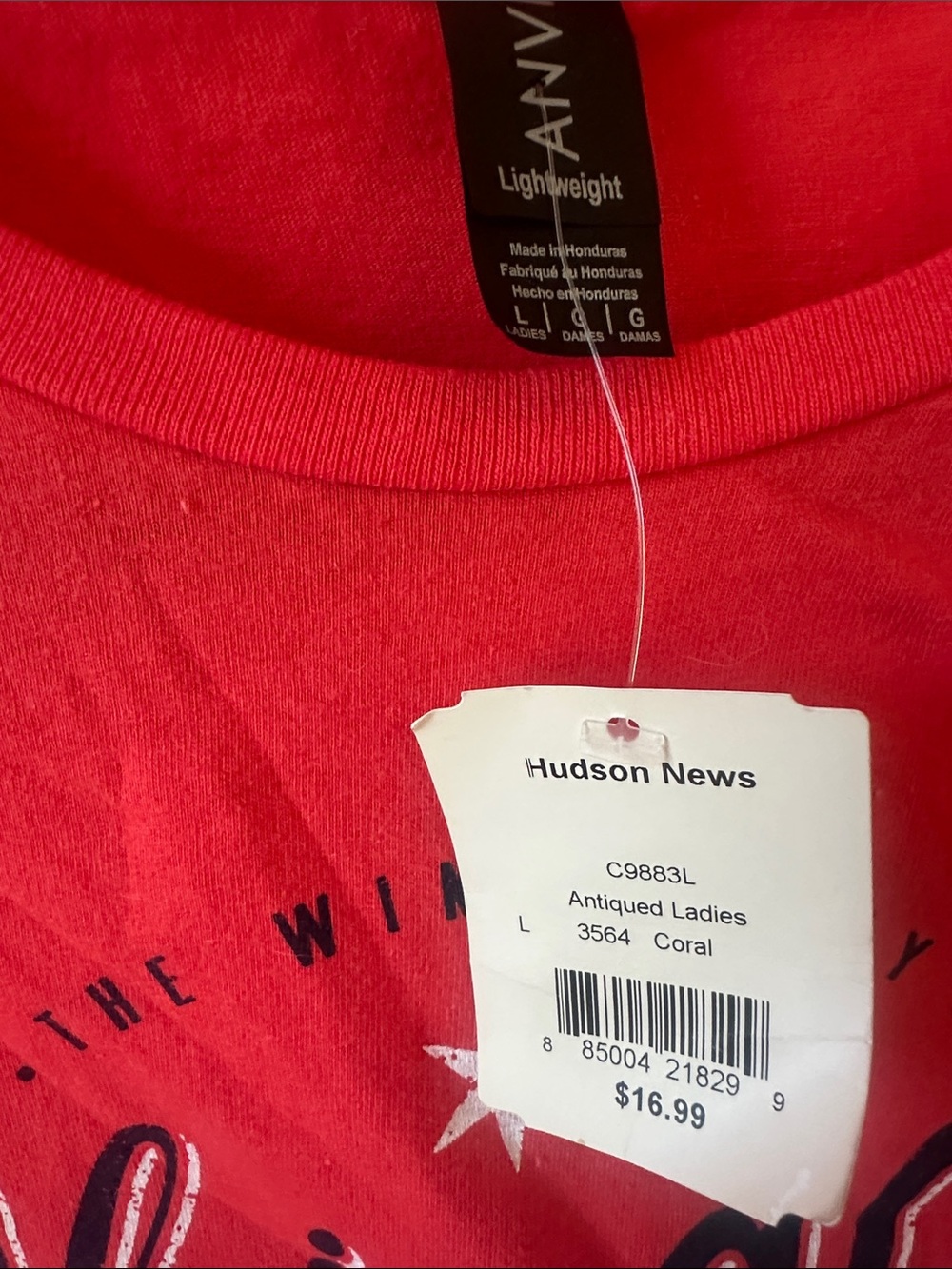 Chicago Graphic Tee - burnt orange Women's Top - Picture 3 of 3